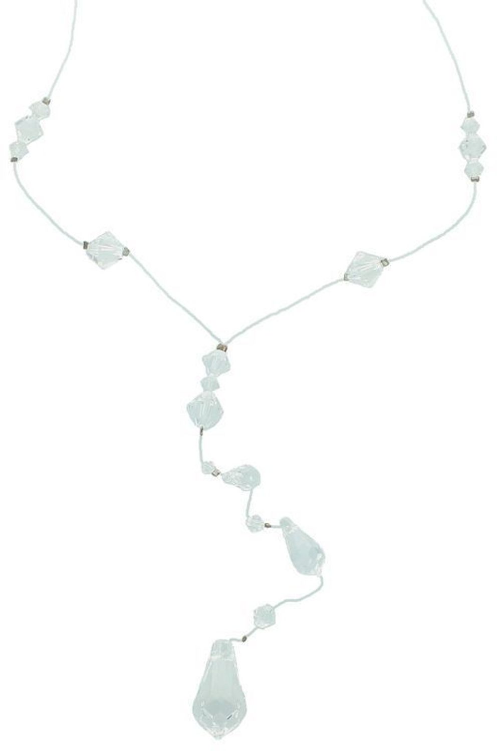 Srebrny naszyjnik ślubny z kryształami Swarovski – NR 504  Kolekcja Swarovski Jewellery produktowe.jpg